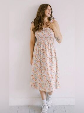 Polished Prints • The Everyday Smock Dress • NWT $75